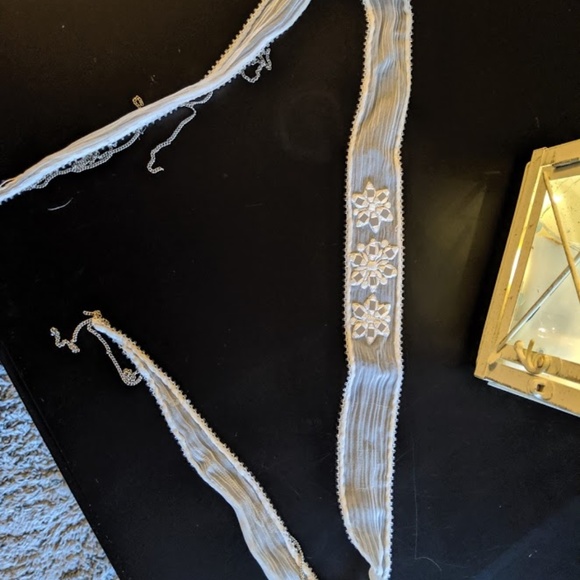 Chan Luu Accessories - Chan Luu beaded embroidered skinny scarf necklace Chan Luu Accessories - Chan Luu beaded embroidered skinny scarf necklace
